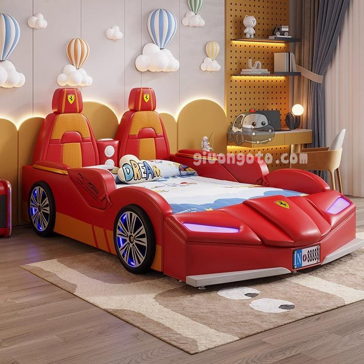 Giường ngủ ô tô cho bé trai B114